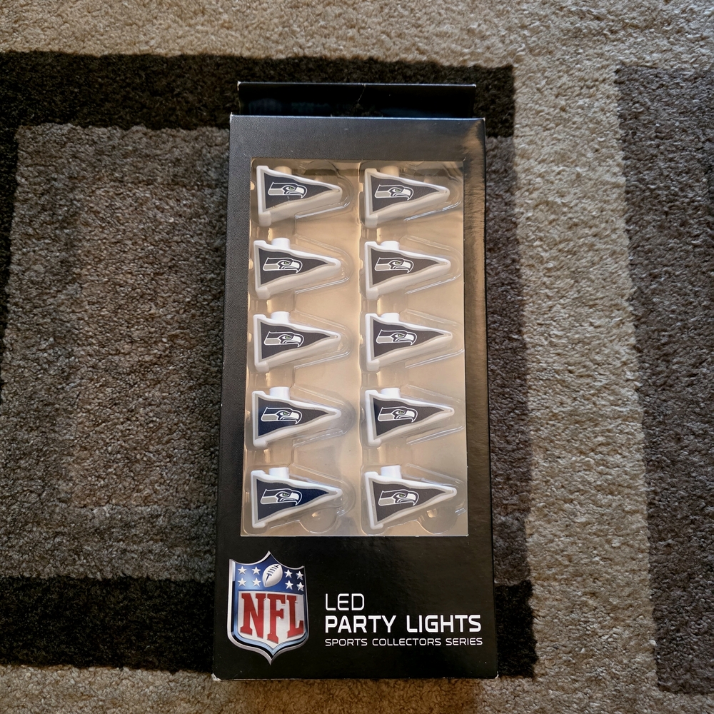NFL Sports Collectors Series LED Party Lights - Blue and White
